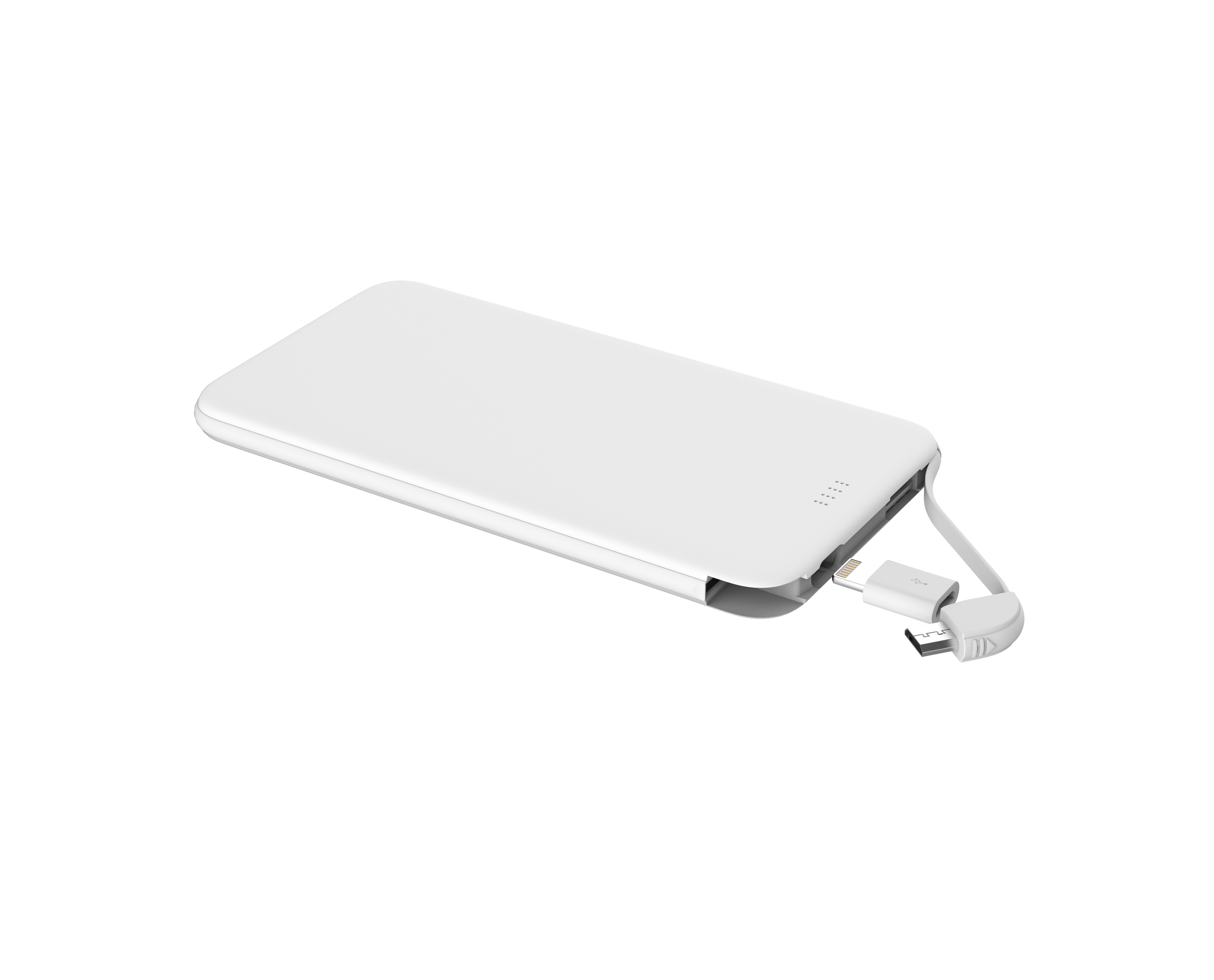 power bank 5000mah with built-in cable